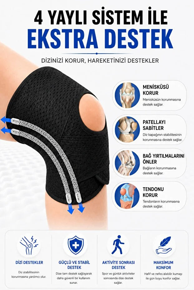 WI-MI.CO X-Strap Ayarlanabilir Diz Desteği