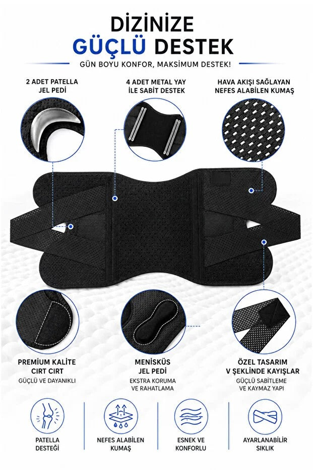 WI-MI.CO X-Strap Ayarlanabilir Diz Desteği